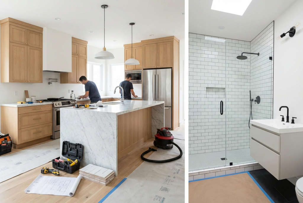 Servicio de: Remodelación de cocinas y baños